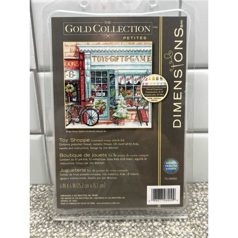 Dimensions Gold Collection Cross Stitch Kit Toy Shoppe 70-08900 NEW Holiday